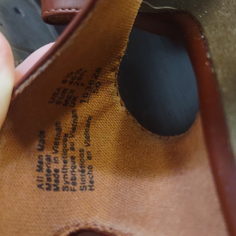 Brown American Eagle Wedge Heel Sandals Size 8.5 - Picture 5 of 5